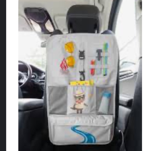 Car Organizer Gray Color BACK SEAT ORGANIZERS - Picture 3 of 5